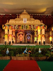 Sairam Fibertech Studio master Art at Mandapam Settings with creative concepts and precise execution which get people talking in Poodur Village in Medchal Hyderabad  Contact M Srinivas on 900000557